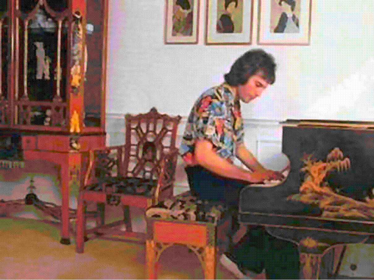 Inside Garden Lodge?...